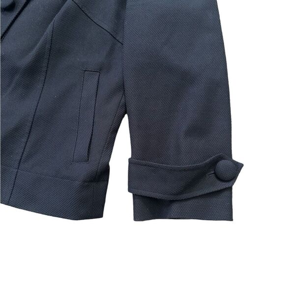 Halogen Retro Style Black Swing Blazer Jacket Size Medium - Picture 7 of 12